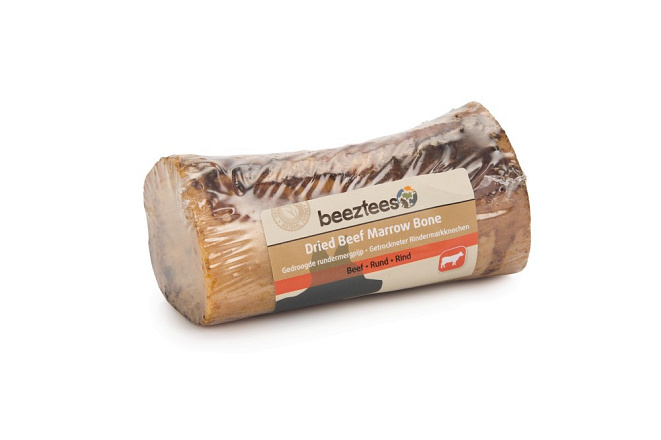 Beeztees gedroogde rundermergpijp 10 cm