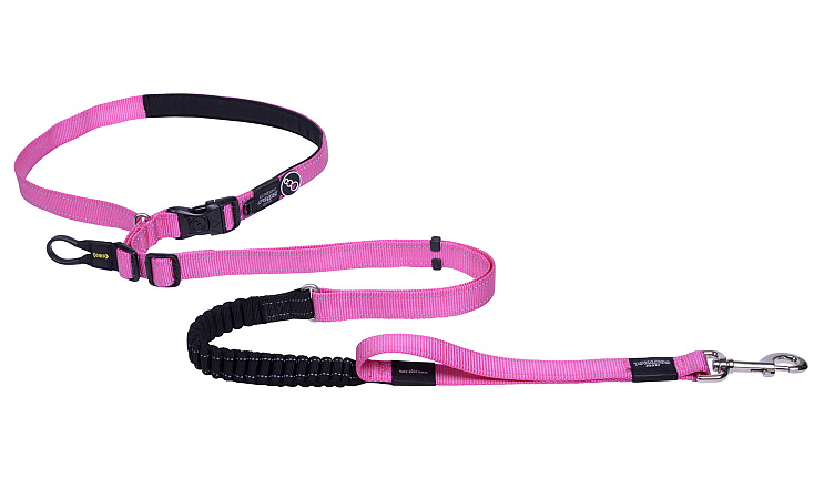 Rogz Hondenlijn Utility Handsfree Roze