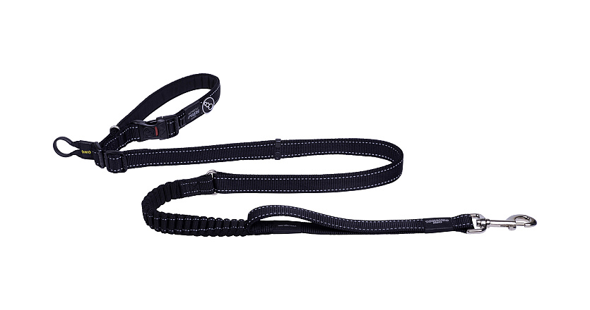 Rogz Hondenlijn Utility Handsfree Zwart