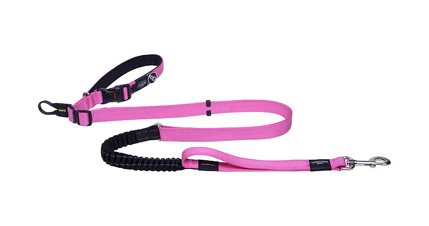 Rogz Hondenlijn Utility Handsfree Roze